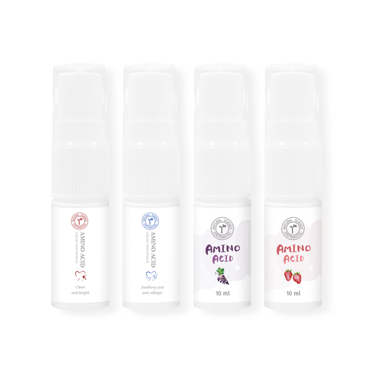 胺基酸液態牙膏系列 10ml 迷你試用瓶裝